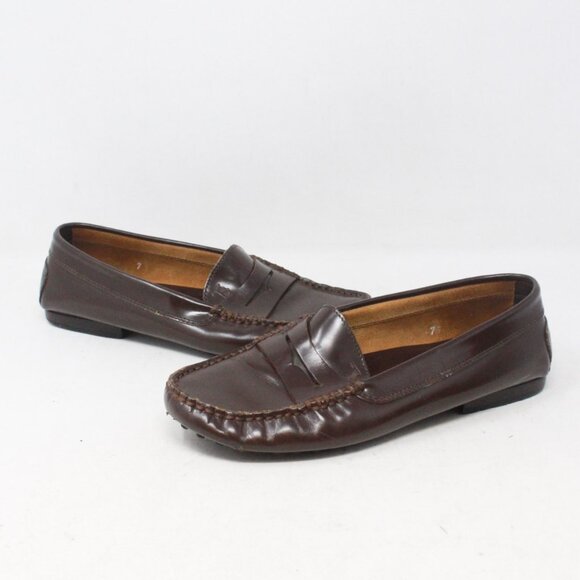 J.P. Tods #KUVRD3 Penny Loafers Size 7 - Picture 1 of 8
